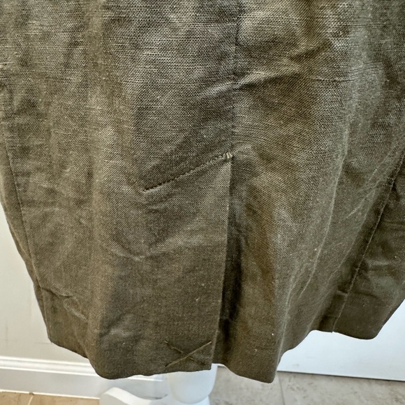 LINEN RAYON BANANA REPUBLIC SHORT SLEEVE DRESS SIZE 6 - Picture 6 of 7